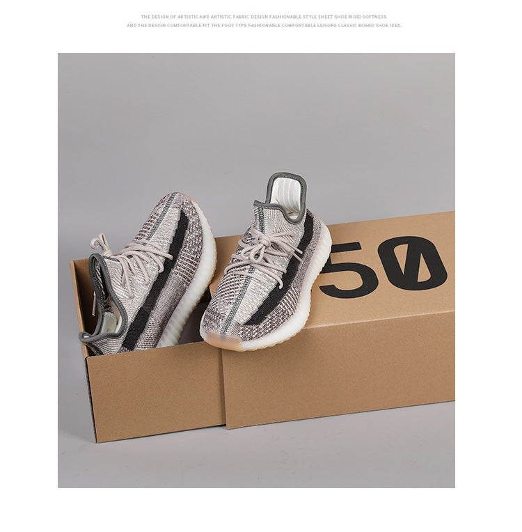 Unisex Premium Flyknit Running Shoes – All-Season Comfort Trainers | Lightweight & Breathable | 350