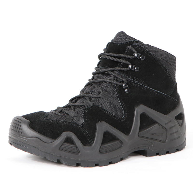 JLXY Tactical Desert Combat Boots Waterproof Insulated Winter Hiking Boots High-Top Outdoor Military Footwear