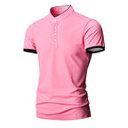 Men's Golf Business Polo Shirt Summer Short Sleeve Multi-Color Matching T-Shirt | 1031