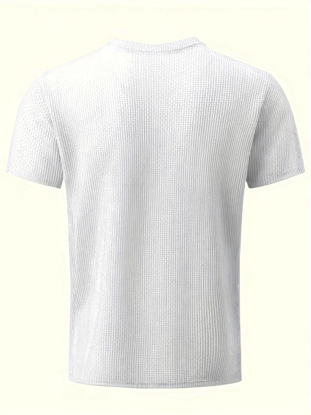 Men's Bamboo Stripe Short Sleeve T-Shirt Breathable, Stretchy Summer Casual Wear | 115 CSF