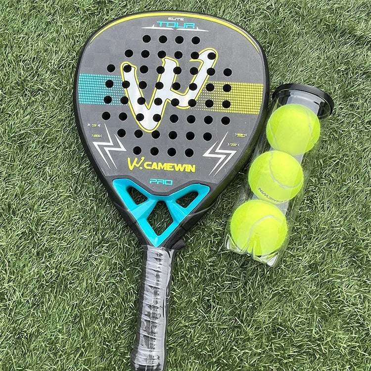 High Quality Diamond-Shaped Full Carbon Fiber Paddle Rackets Advancing Tennis Paddle