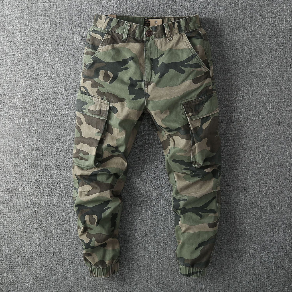 High-Quality Men's Casual Camouflage Pants Loose & Wear-Resistant Trousers | 211