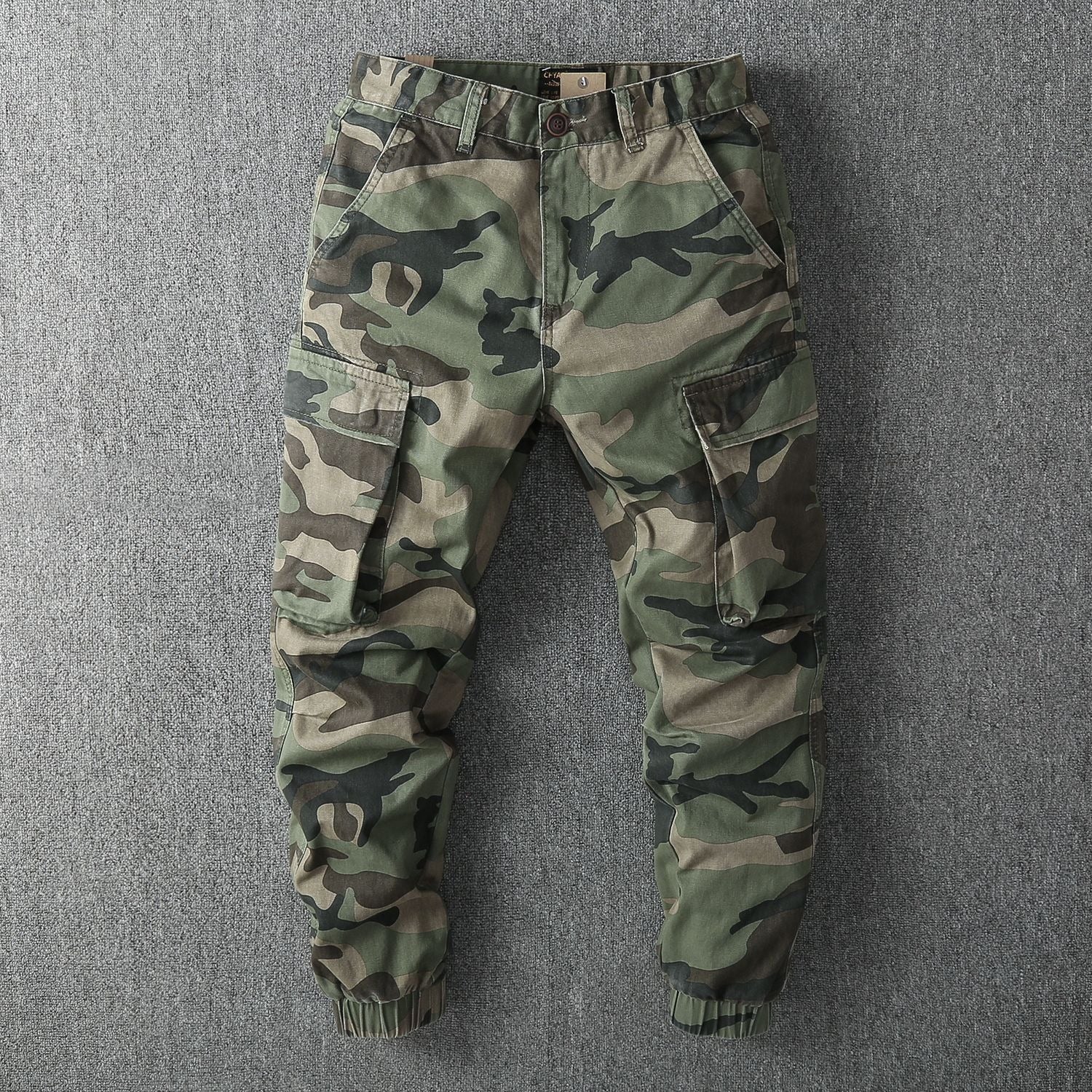 High-Quality Men's Casual Camouflage Pants Loose & Wear-Resistant Trousers | 211