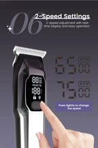 Cordless Rechargeable Haircut Machine Professional Hair Clipper for Men | PR-3148LED