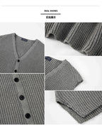 Stylish Men’s Woolen Knit Vest Slim Fit Wool Vest Perfect for Fall & Winter | SY0163