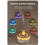 Remote Control Raindrop Cloud Humidifier 7 Colors LED Lamp UFO Aroma Diffusers | X01