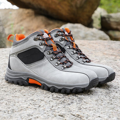 Scarpe da trekking alte da uomo, scarponi da trekking impermeabili per esterni | B2024 