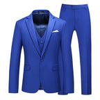 Men's Formal Wear Wedding Dress Tuxedo Banquet Slim Suit Office Wear Single Button 3 Pcs Suits | 711