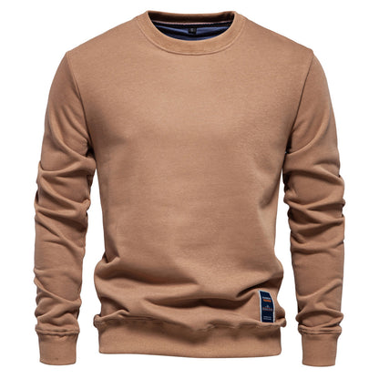 Winter Thickness Pullover O-Neck Solid Color Long Sleeve Warm Slim Sweater | HD156