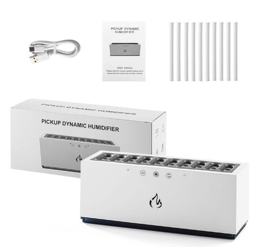 New Design 10 Nozzle Humidifier & Aroma Diffuser Dynamic Sound Pickup USB H2O Essential Oil Air Humidifier | KJR-273