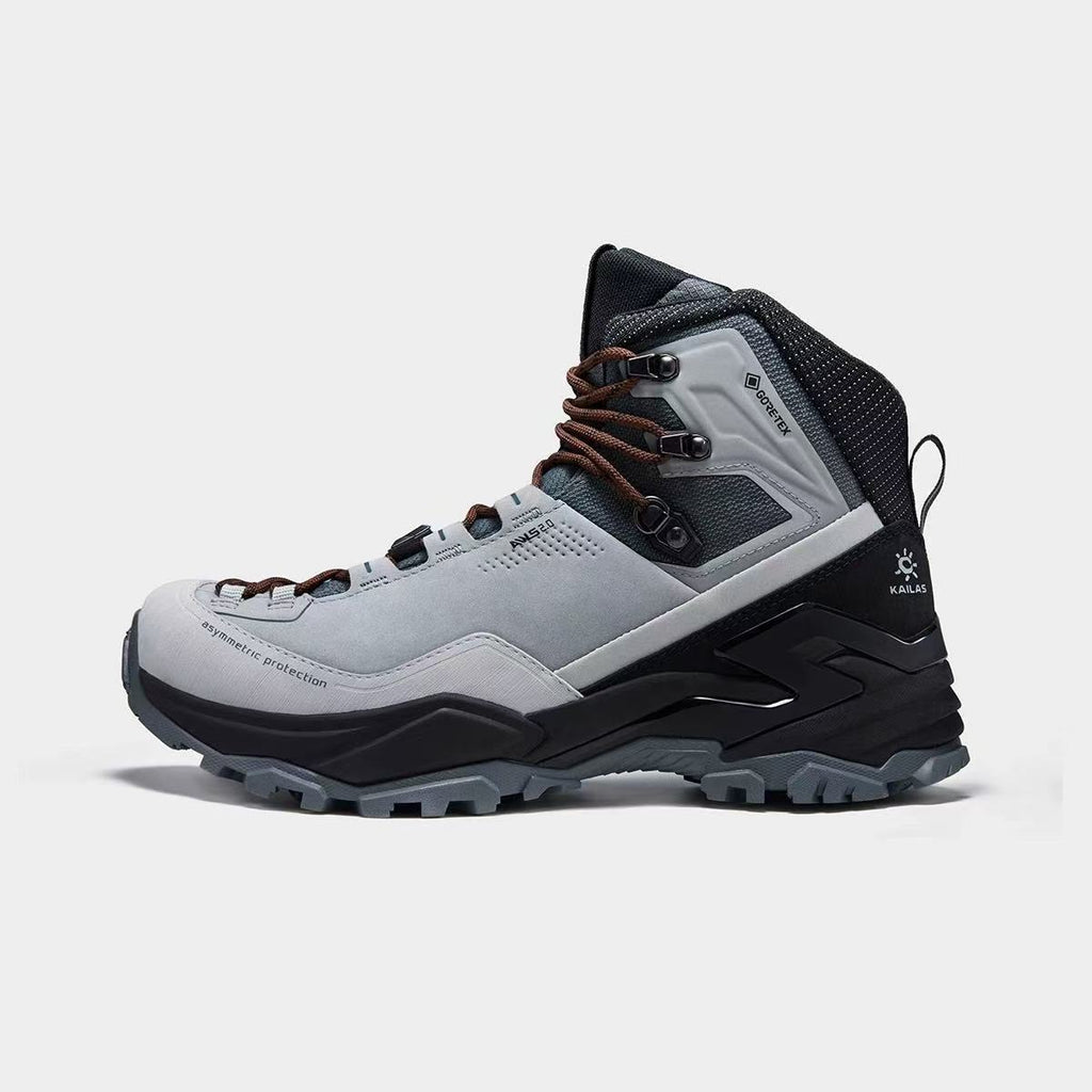KAI LAS MT5-GTX Mid Hiking Shoes Men's Waterproof Leather Trekking Boots Non-Slip Outdoor Trail Footwear