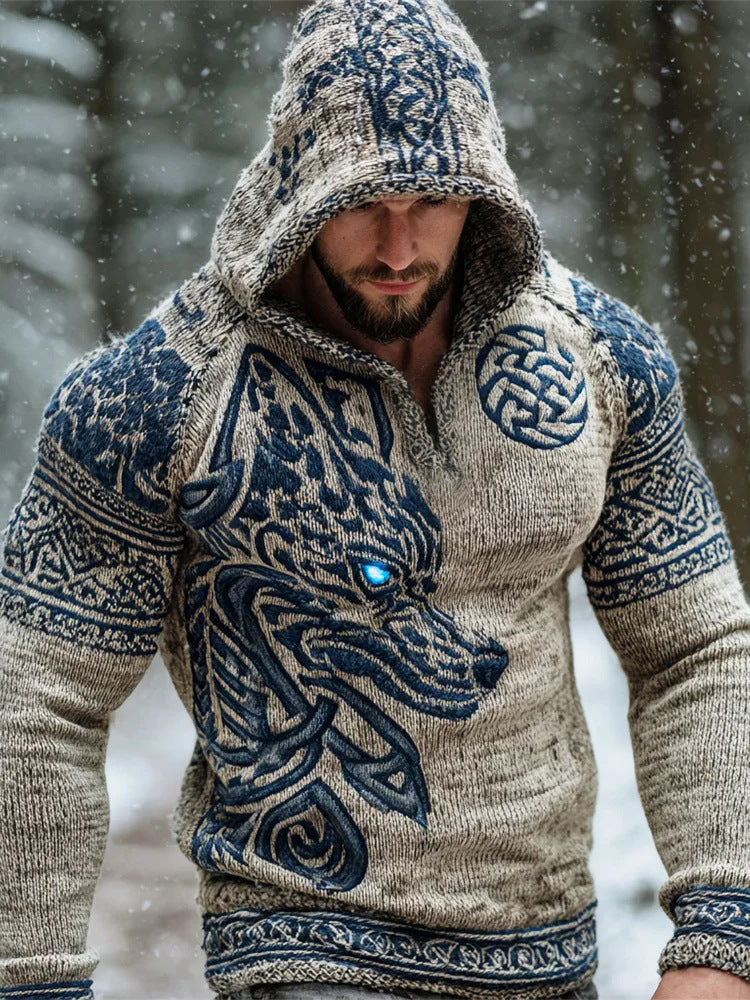 3D Digital Print Hooded Sweatshirt | Unisex Oversized Pullover