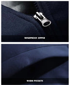 Men's Winter Tracksuit Fleece Lined Sweatshirt Hoodie Jacket Coat Pant Sweat Suit