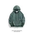 Unisex Heavy French Terry Bonded Fleece Hoodie Thick Vintage Distressed Washed Pullover | A042-23XW99282