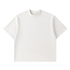 Men’s Heavyweight Cotton T-Shirt – Summer Casual Loose Fit, Solid Color Short Sleeve | BT1014