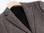 Men's Wool Blend Suit Blazer | 2025 Autumn Winter Premium Business Suit Jacket | Mid-Weight Formal Office Wear | 2513-398