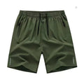 Men's Summer Quick-Dry Sports Shorts with Zipper Pockets Breathable Lightweight & Comfortable Drawstring Short | 8907