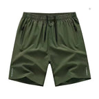 Men's Summer Quick-Dry Sports Shorts with Zipper Pockets Breathable Lightweight & Comfortable Drawstring Short | 8907