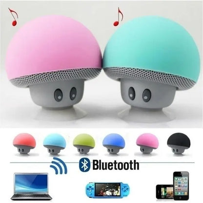 Wireless Mini Bluetooth Speaker Mushroom Head Portable BT Speaker Suction Cup Mobile Phone Tablet Subwoofer | 2023