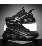 Men's Chunky Shoes Height Increasing Sneakers Breathable Mesh Sports Casual Shoes | 2218