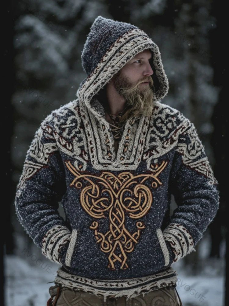 3D Digital Print Hooded Sweatshirt | Unisex Oversized Pullover