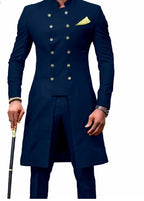 Men's Double Breasted Tuxedo Suits Wedding Groom Slim Jacket+ Pant | 1873