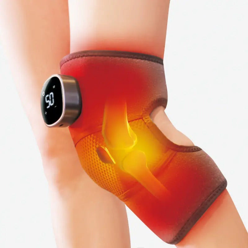 Heated Knee Brace Wrap Cordless Knee Massager with Heat & Vibration for Pain Relief Arthritis leg & knee massager | YC-906B
