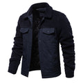 Men's Heavyweight Lined Zip Up Outerwear Jackets Warm Winter Coats for Men | JK815