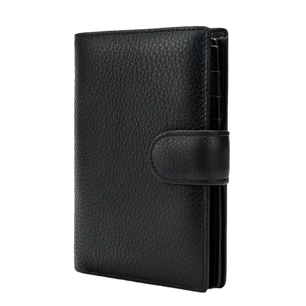 Anti-Magnetic RFID Blocking Genuine Leather Wallet Men's Slim Card Holder & Purse | 1131