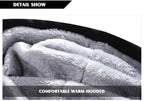 Men's Winter Tracksuit Fleece Lined Sweatshirt Hoodie Jacket Coat Pant Sweat Suit
