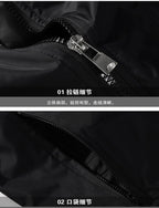 Men Solid Color Zipper Jackets Stand Collar Casual Outwear Tops Coat Jacket | S1268