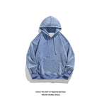Unisex Heavy French Terry Bonded Fleece Hoodie Thick Vintage Distressed Washed Pullover | A042-23XW99282