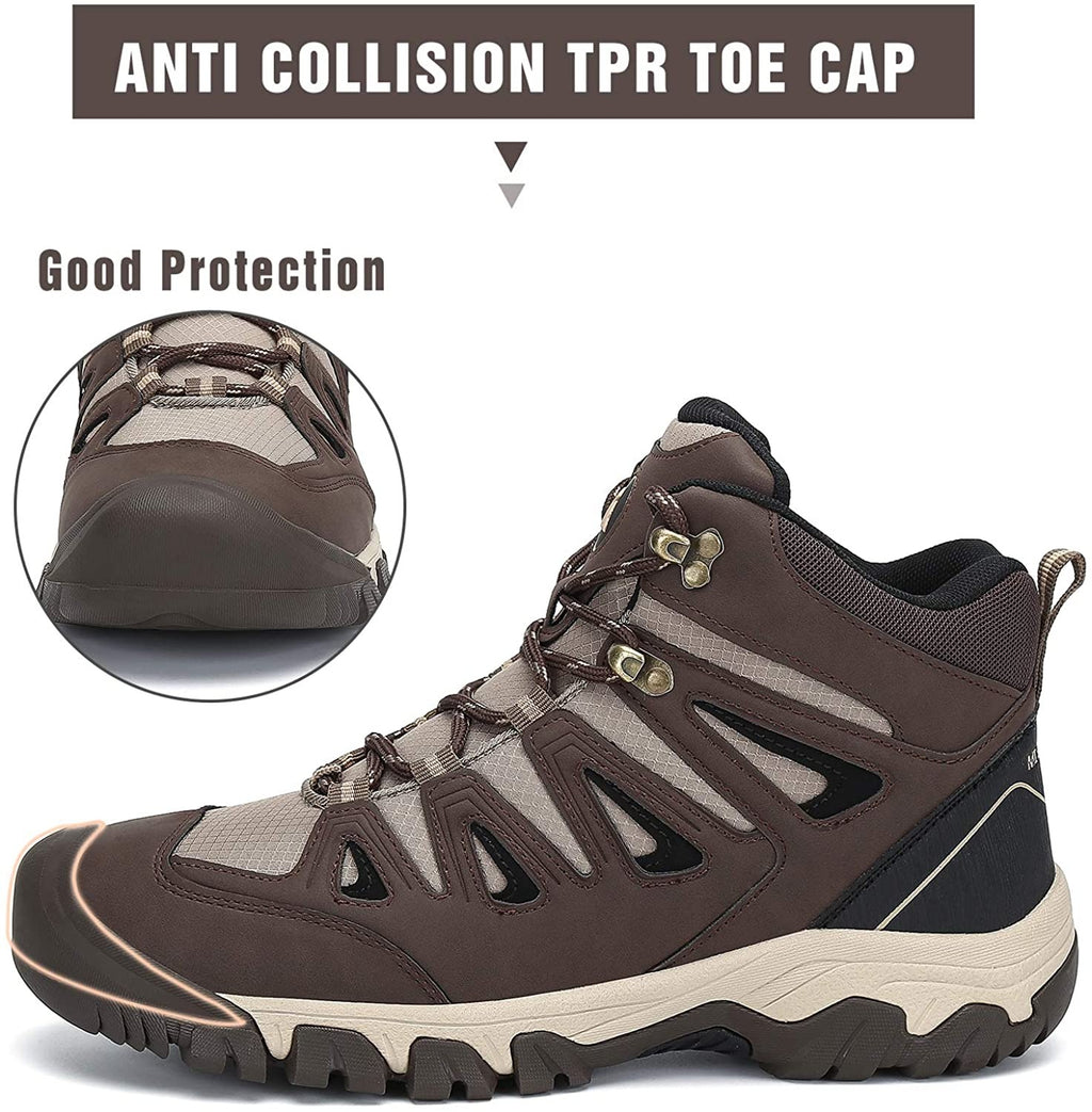 Men Breathable Waterproof Durable Toe Anti Slip Safety Trekking Hiking Shoes
