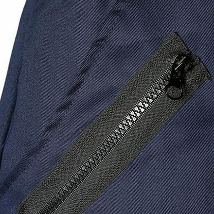 Pantaloni da jogging da uomo con coulisse, tinta unita, tasca con cerniera, pantaloni sportivi all'aperto | 8812 