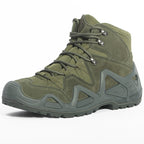 JLXY Tactical Desert Combat Boots Waterproof Insulated Winter Hiking Boots High-Top Outdoor Military Footwear