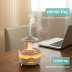 Remote Control Raindrop Cloud Humidifier 7 Colors LED Lamp UFO Aroma Diffusers | X01