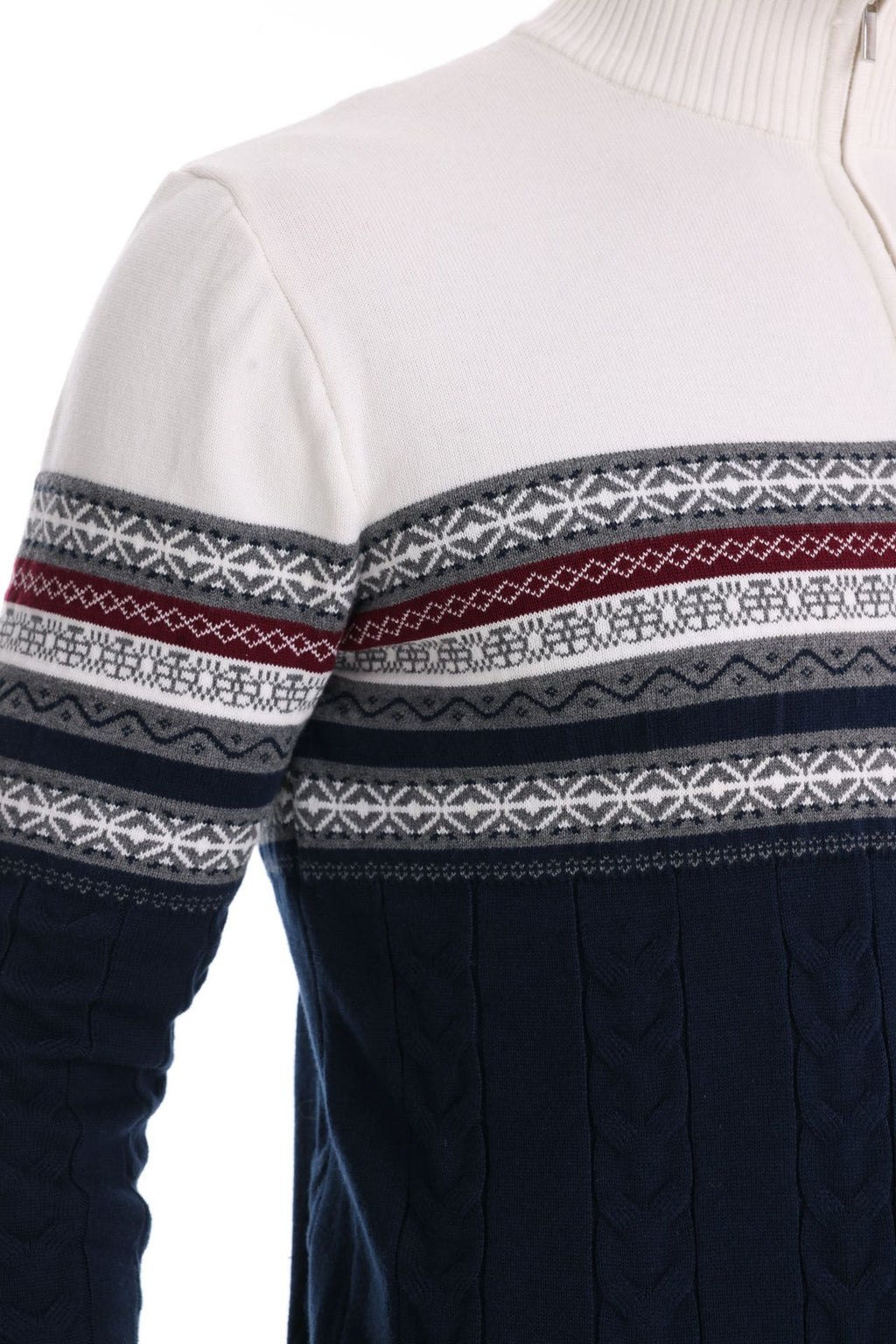 Men's Warm Winter Cotton Sweaters Ethnic Patterns Casual Sweater | M316