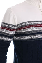 Men's Warm Winter Cotton Sweaters Ethnic Patterns Casual Sweater | M316