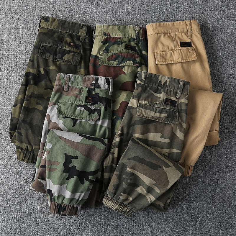 High-Quality Men's Casual Camouflage Pants Loose & Wear-Resistant Trousers | 211