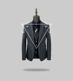 Men's Premium Linen 3-Piece Suit - Formal Blazer for Weddings & Business | 978