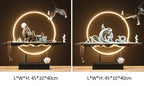Mountain Stream Backflow Incense Burner Lamp Sandalwood Aromatherapy Ornament With Table Lamp | TM633