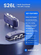 High Quality Wireless Pet Locator Pet Collar GPS Mini Pet Tracking Locator | S26L