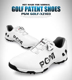 Premium PGM Men's Golf Shoes | Rotating Lace System | Waterproof & Breathable Anti-Slip Athletic Footwear