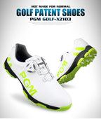 Premium PGM Men's Golf Shoes | Rotating Lace System | Waterproof & Breathable Anti-Slip Athletic Footwear