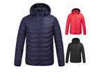 Winter Heated Down Jacket Veste Chauffante Rechargeable Battery USB Electric Heated Hooded Smart Jacket | M09