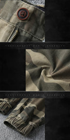 High-Quality Men's Casual Camouflage Pants Loose & Wear-Resistant Trousers | 211