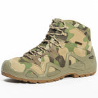 JLXY Tactical Desert Combat Boots Waterproof Insulated Winter Hiking Boots High-Top Outdoor Military Footwear