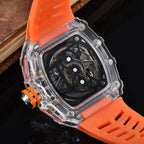 Men's Luxury Best Sports Watch Transparent Case Chronograph New Gift Watches |