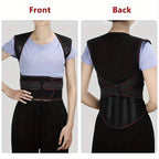 Unisex Adjustable Posture Corrector Shoulder Support Warm Vest For Spinal Alignment Belt Brace | H80