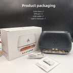 Himalayan Crystal Salt Rocks Aroma Humidifiers 7 Colors LED USB Portable Fire Flame Aromatherapy Essential Oil Diffuser | 101